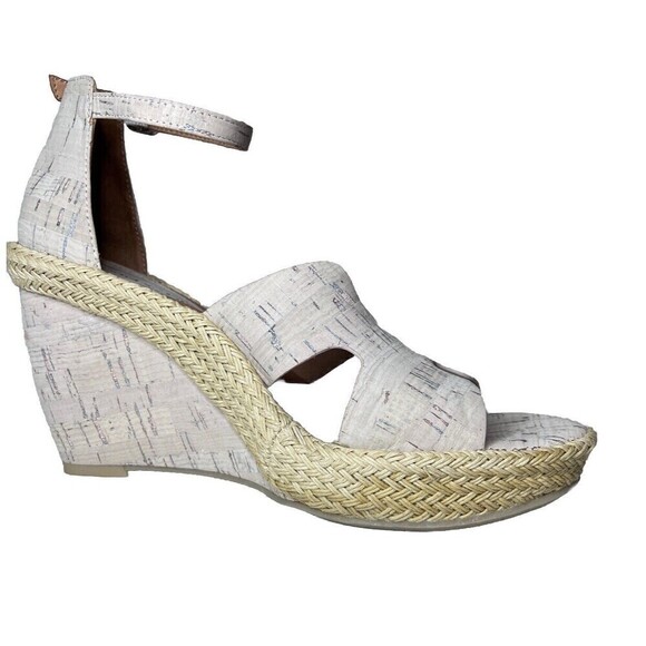 L'Amour des Pieds Women's Iksha Platform Wedge Comfort Neutral Sandal‎ Size 7.5M - Picture 2 of 11